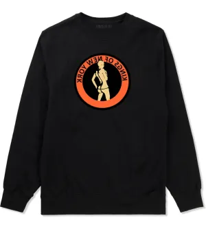 Amber Twerk Kings Of New York Logo Crewneck Sweatshirt