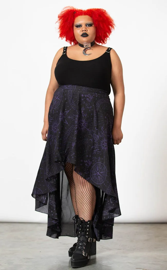 Corene Chiffon Maxi Skirt [Plus-Size]