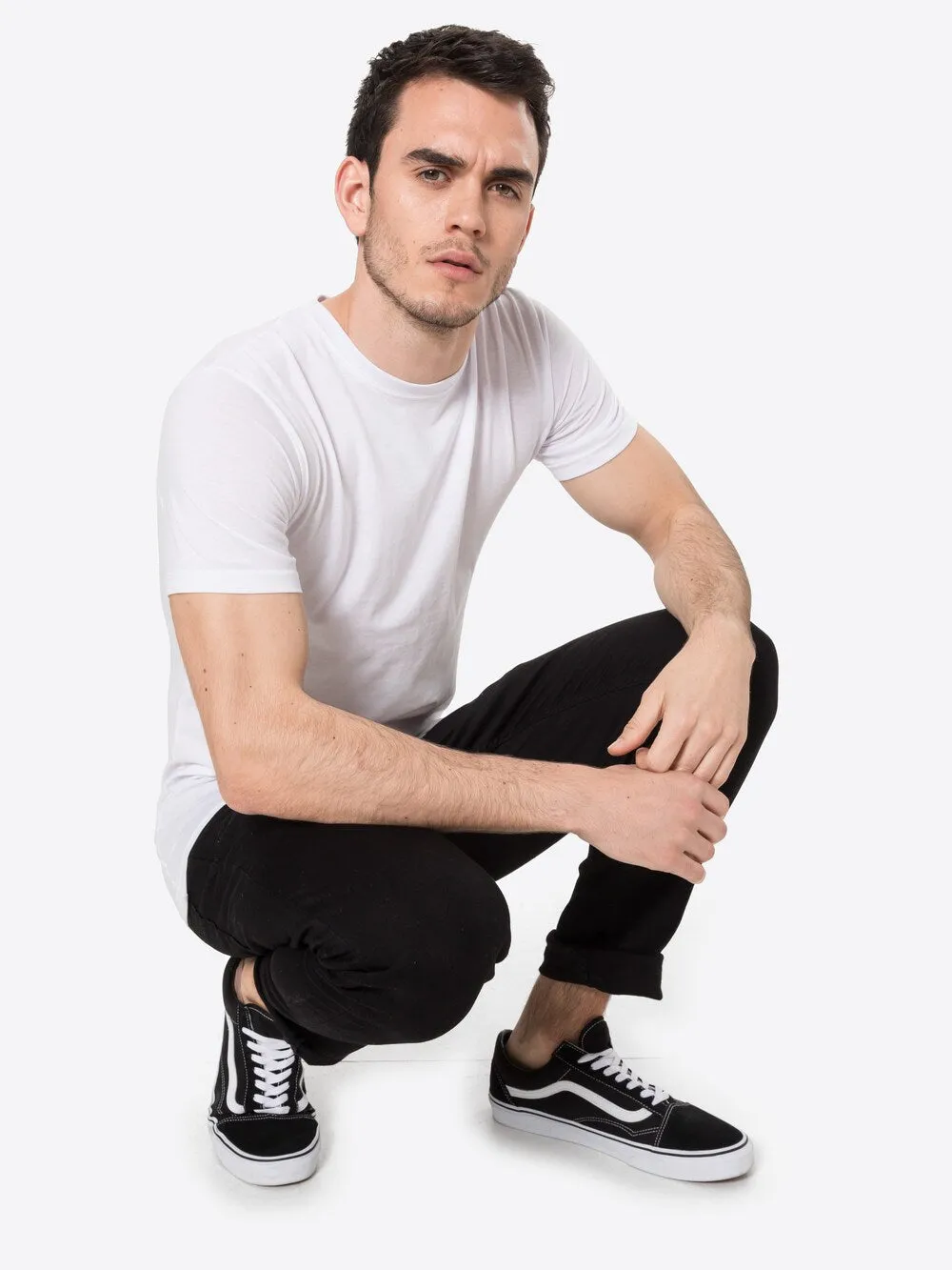 Denim Project T-shirt, black and white