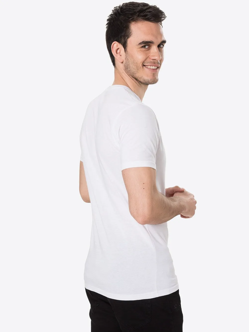 Denim Project T-shirt, black and white