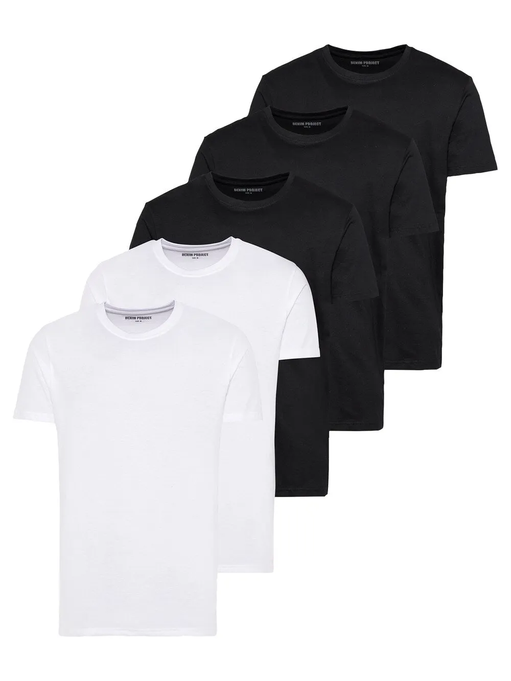 Denim Project T-shirt, black and white