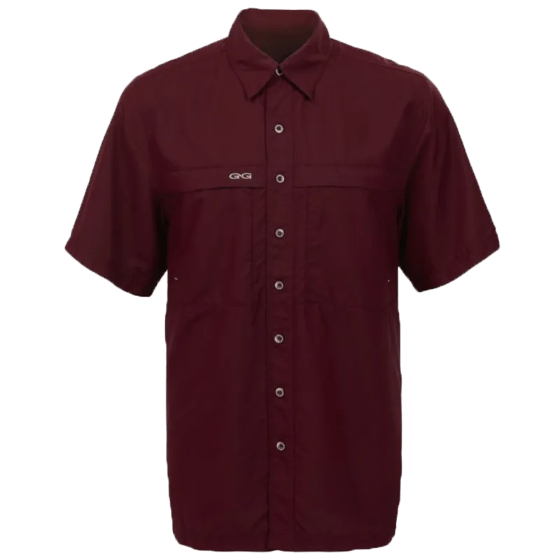 Gameguard Men's Maroon Microfiber Shirt - Extra Big