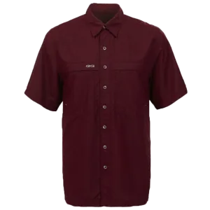 Gameguard Men's Maroon Microfiber Shirt - Extra Big