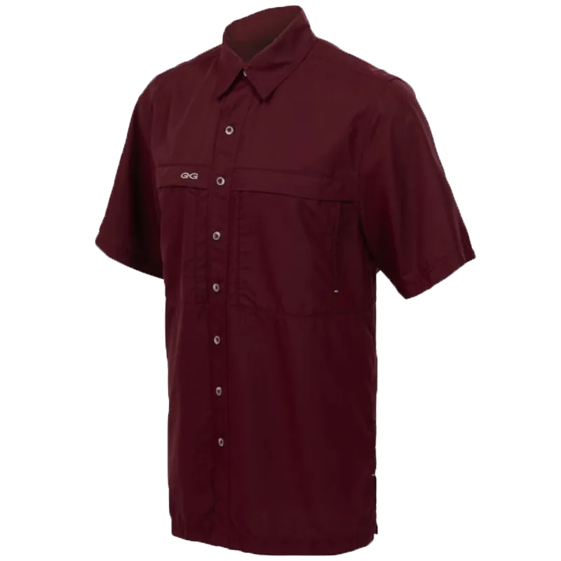 Gameguard Men's Maroon Microfiber Shirt - Extra Big