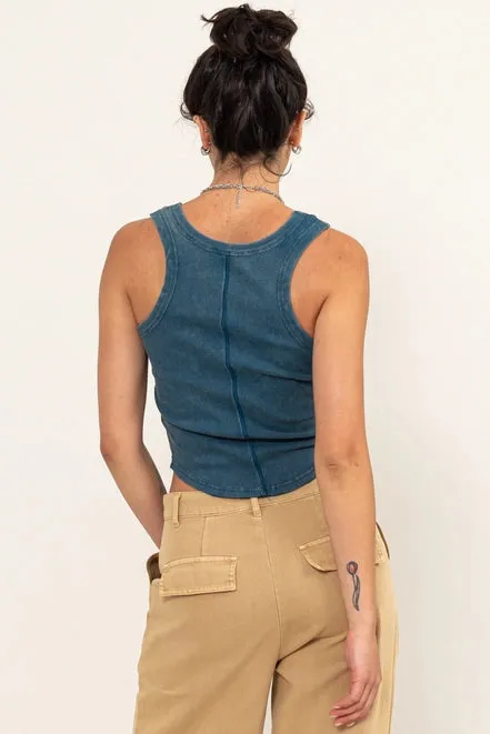 Jeanie Acid Wash Tank Top