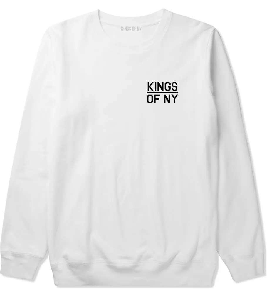 Kings Of NY Classic Chest Logo Mens Crewneck Sweatshirt
