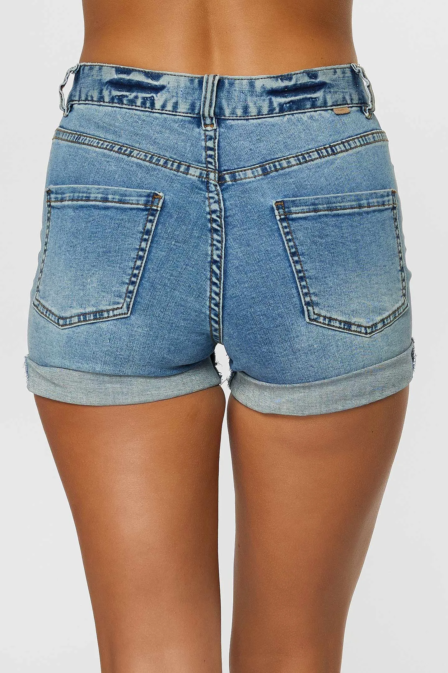 LADIES KELSEY DENIM SHORTS