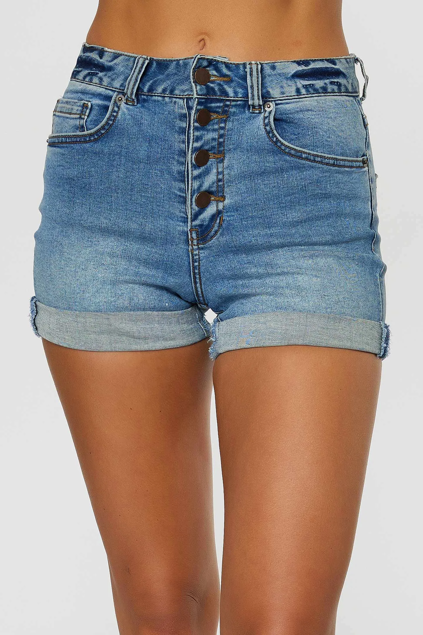 LADIES KELSEY DENIM SHORTS