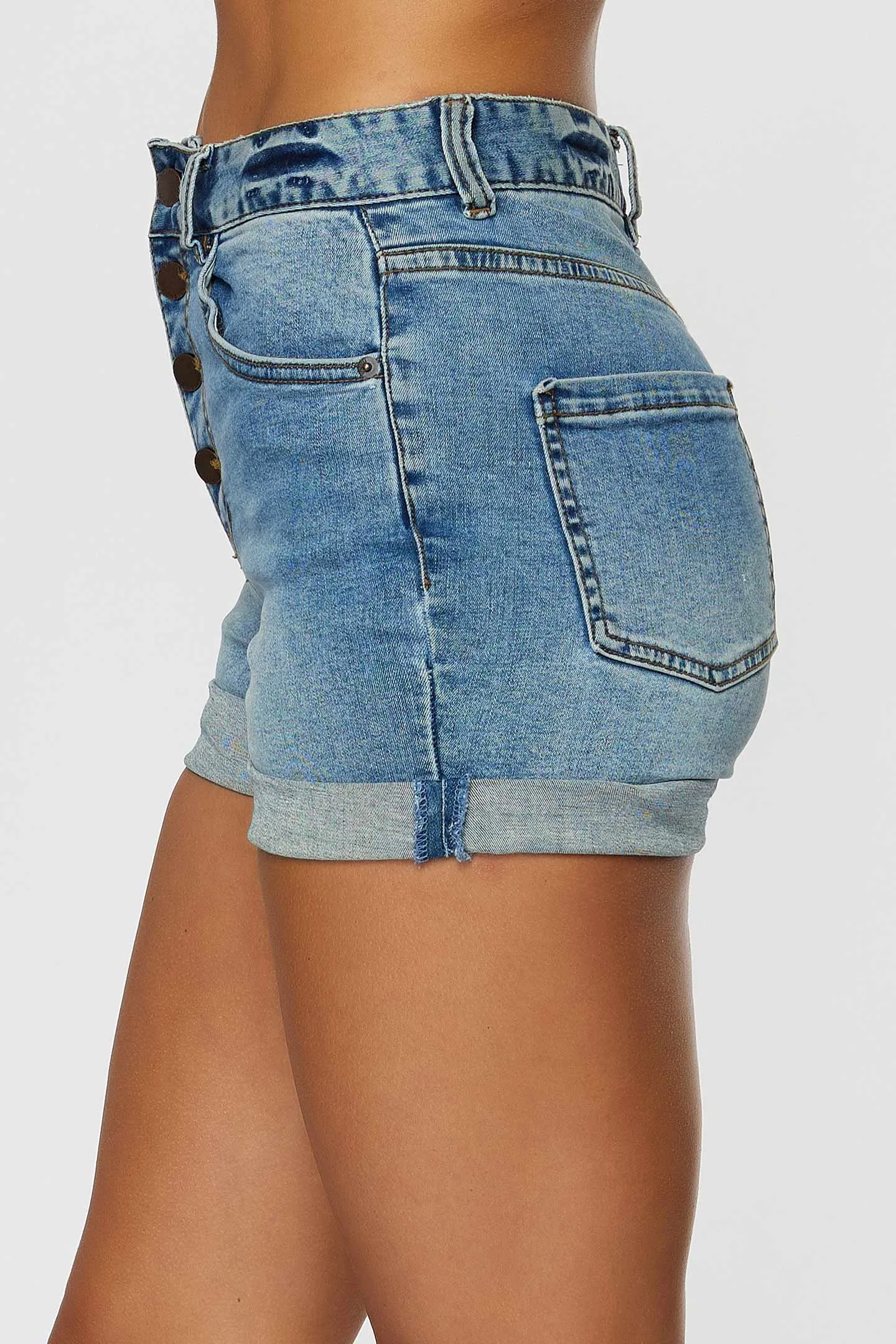 LADIES KELSEY DENIM SHORTS