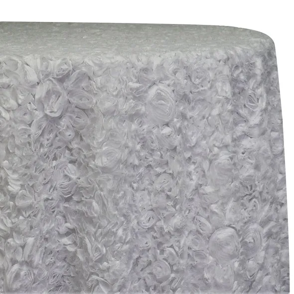 Lush Chiffon Table Linen in White