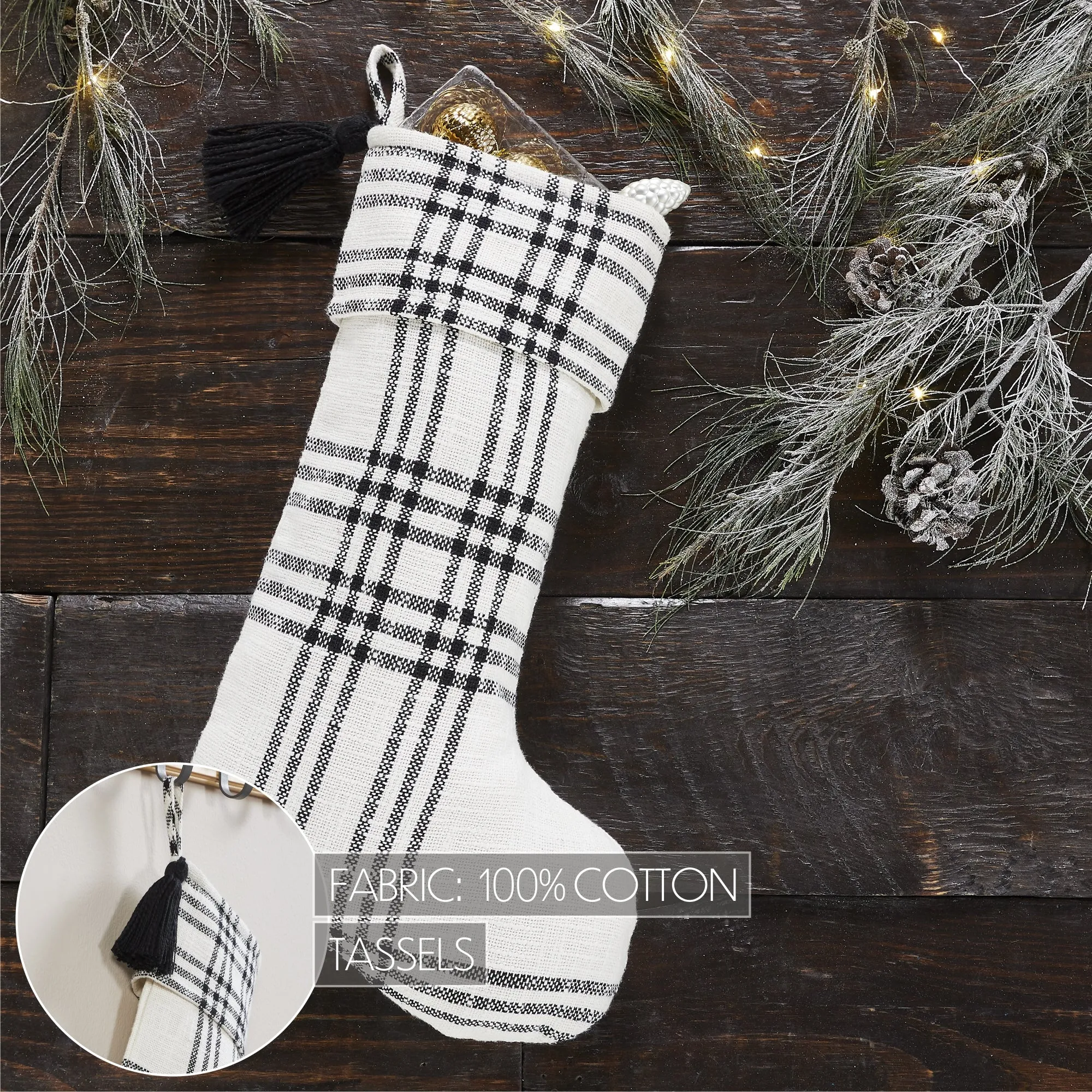 Pine Grove Plaid Stocking 12x20