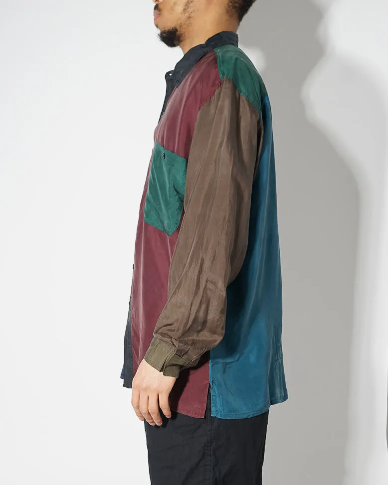 Silk Shirts Long Sleeve Patterned / A