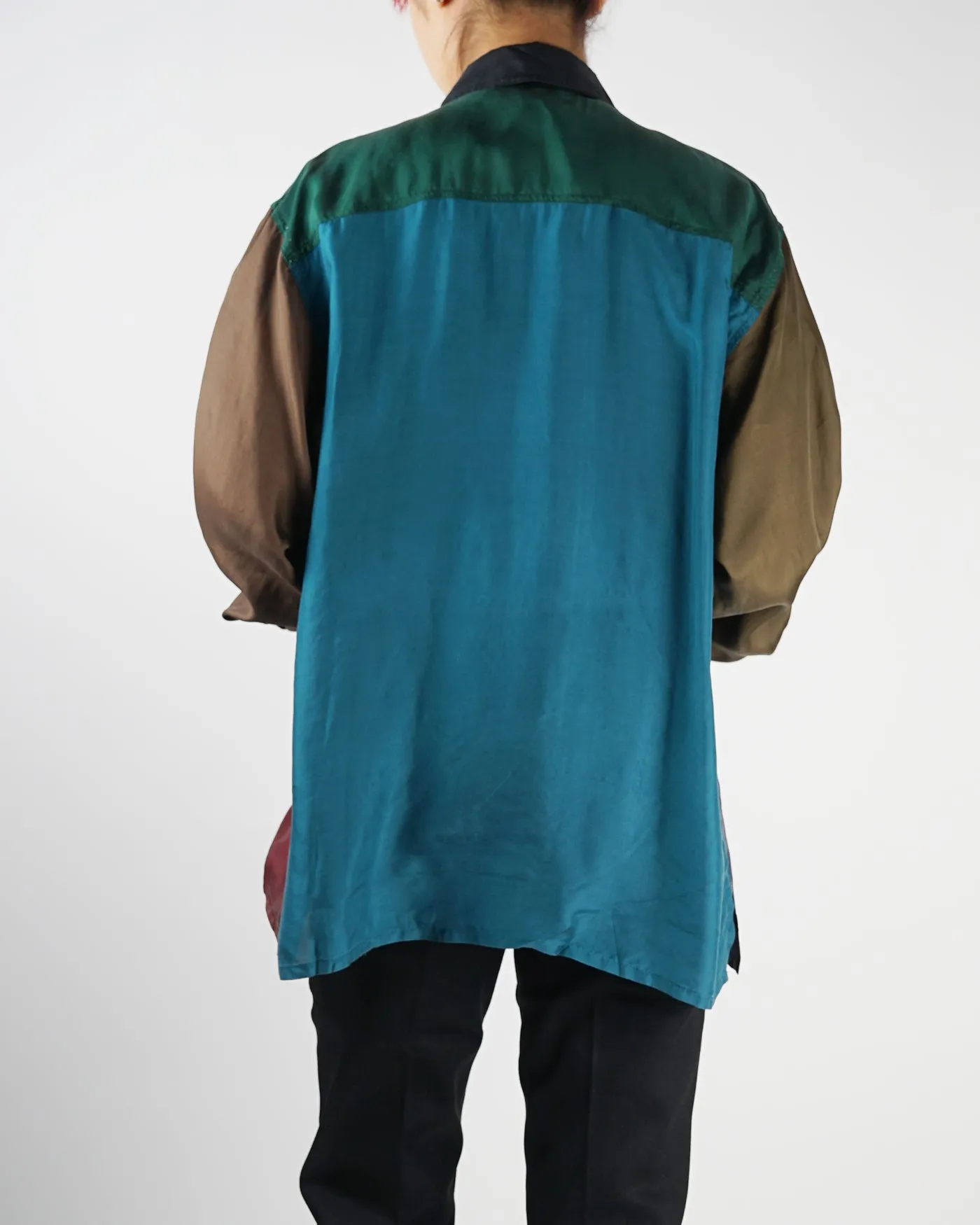Silk Shirts Long Sleeve Patterned / A