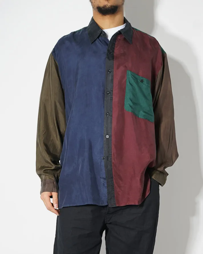 Silk Shirts Long Sleeve Patterned / A