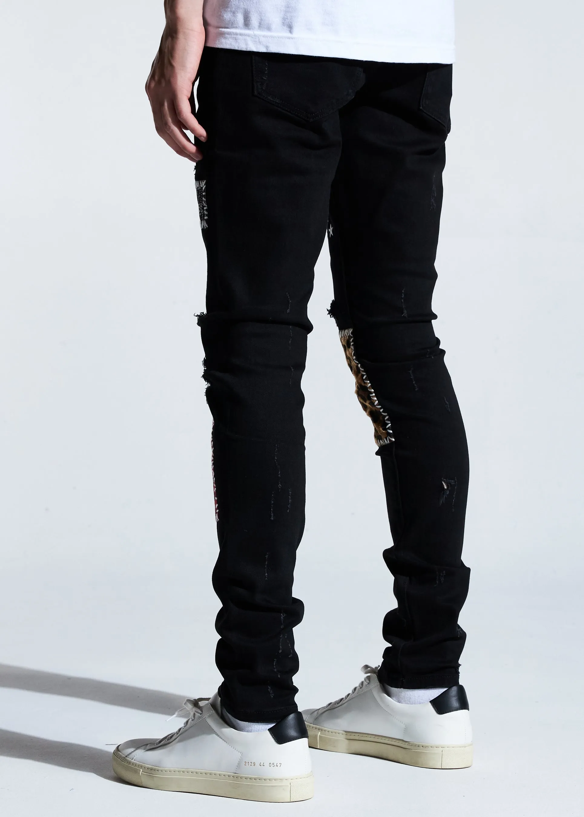 Summit Patchwork Denim (Black)