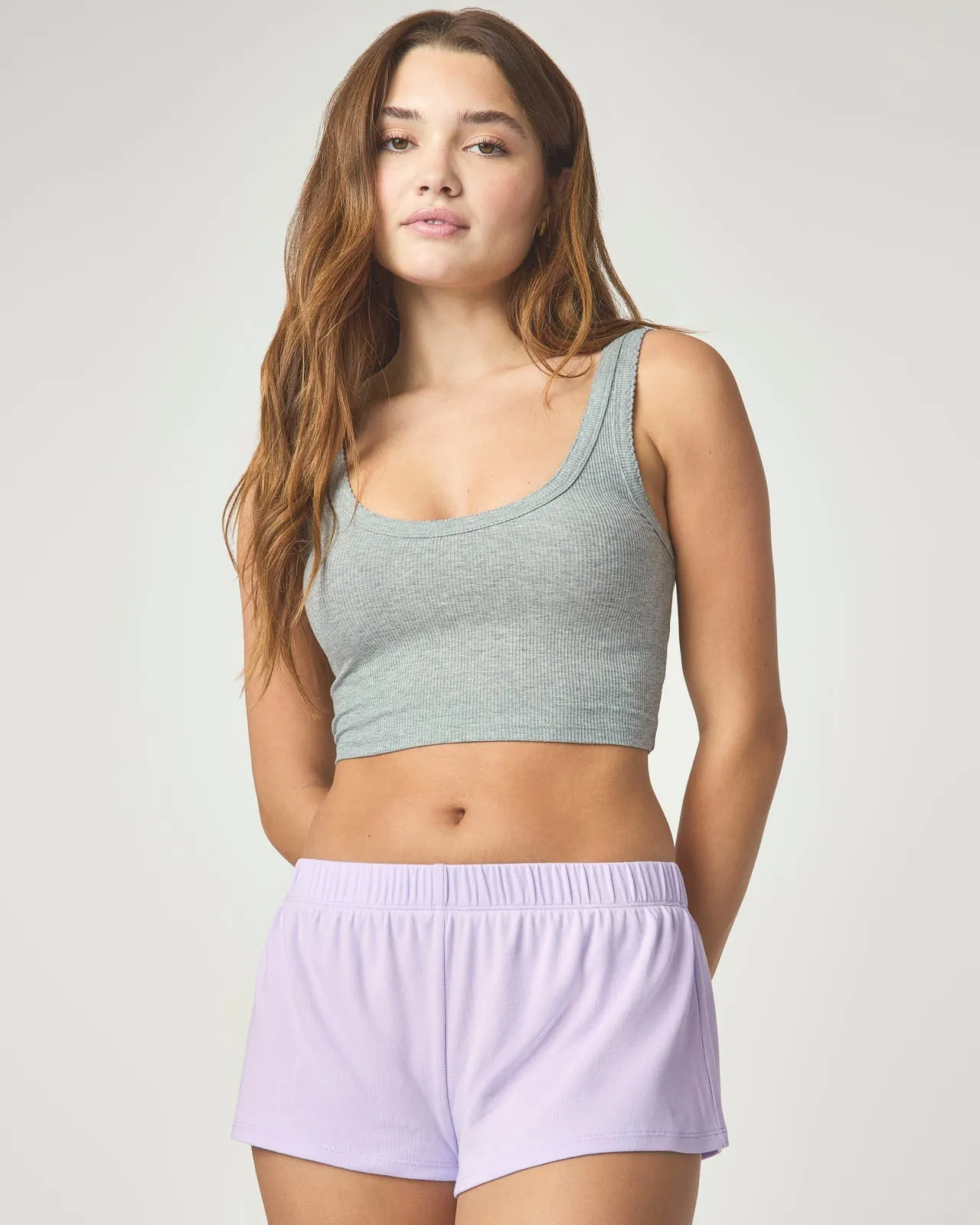Sweet Solstice Ribbed Crop Tank